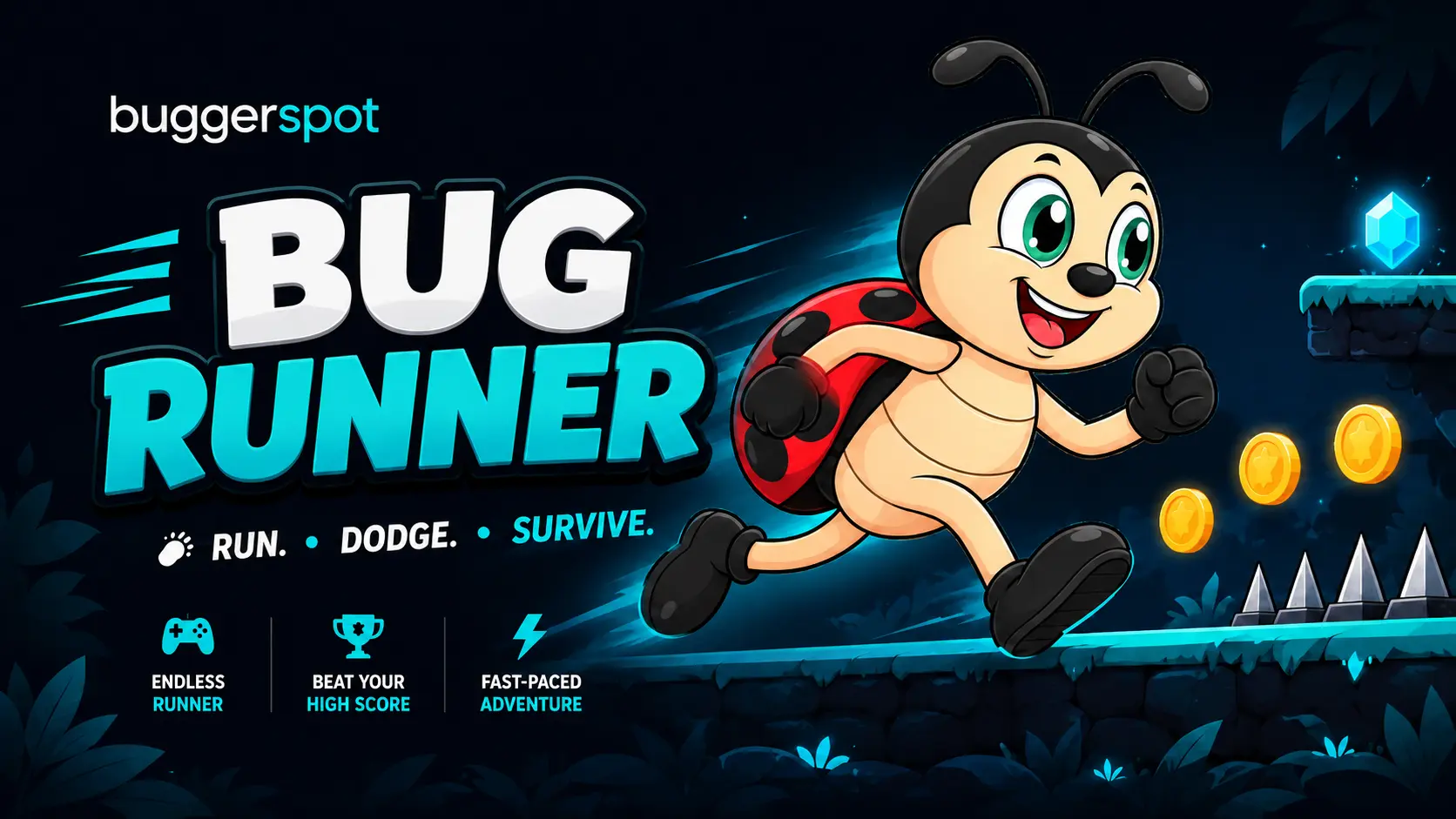 Bug Runner game